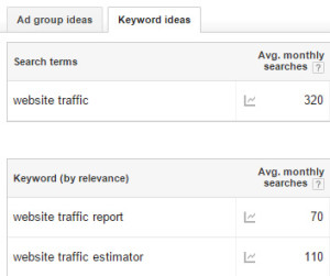 Use AdWords for Keyword Research